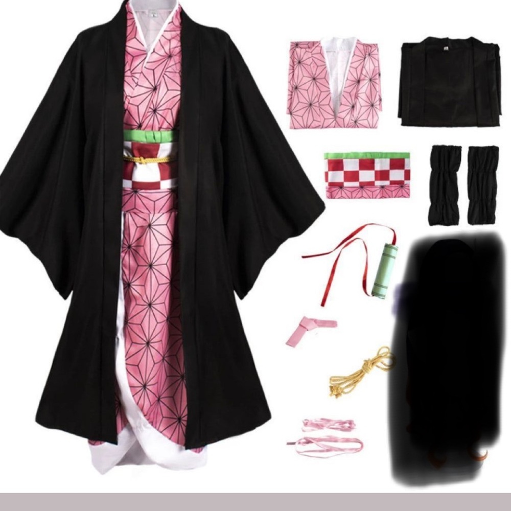 NEZUKO KAMADO COSPLAY COSTUME / Anime Demon Slayer